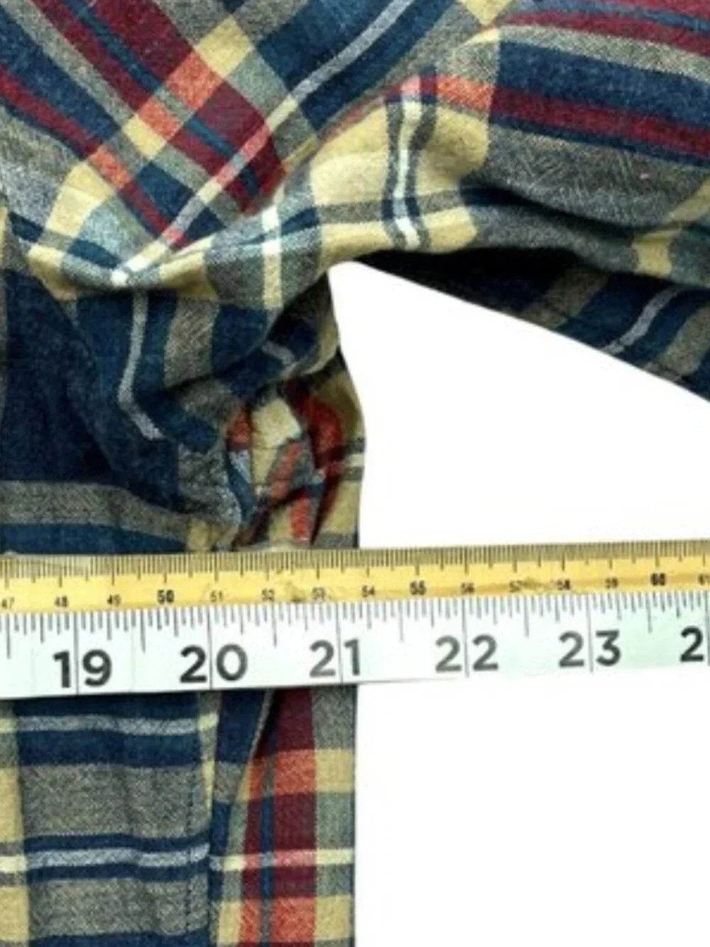 J. Crew Slim Plaid Cotton Button Down Red Blue Casual Dress Shirt Men's M